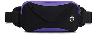 Marsupio Sportivo Borsa per Telefono Cellulare Tessuto in Lycra Impermeabile Leggero Traspirante Cuffia Design Foro da Corsa ad Alta capacità
