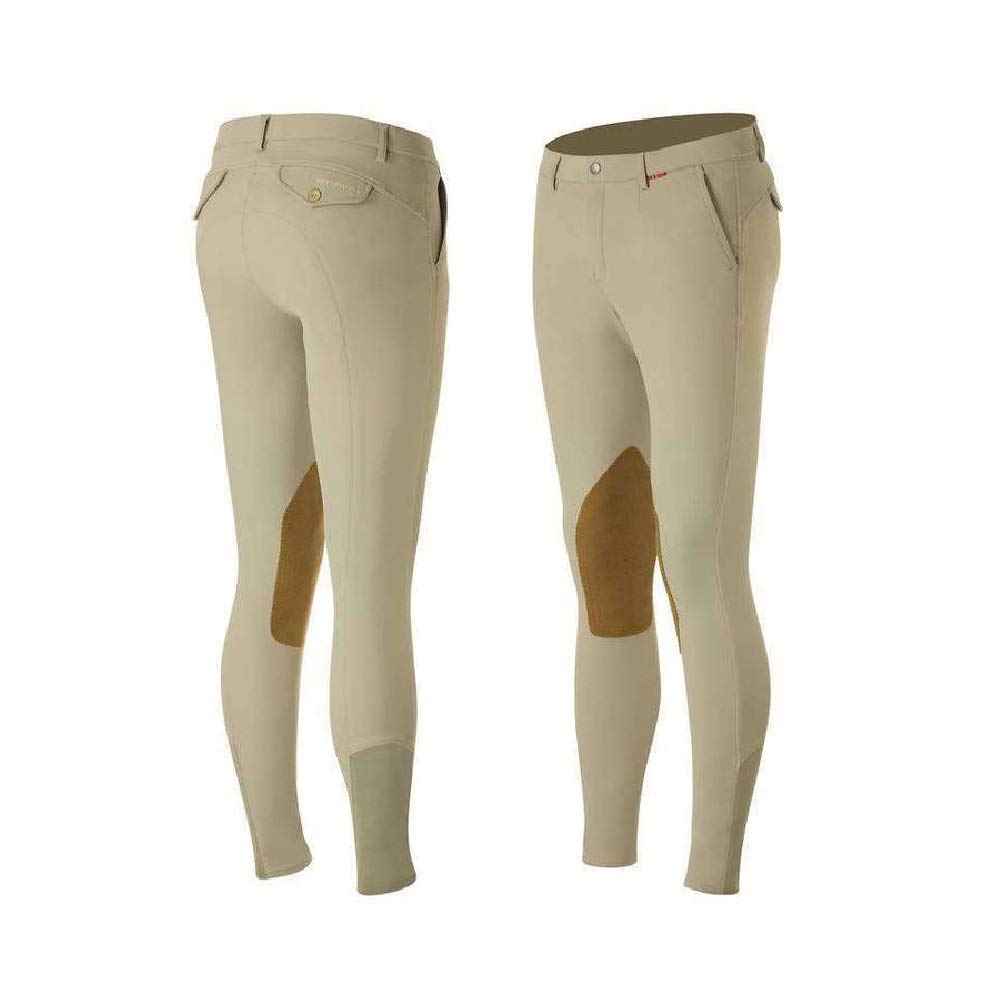 B Vertigo Sander Men's Leather Knee Patch Breeches