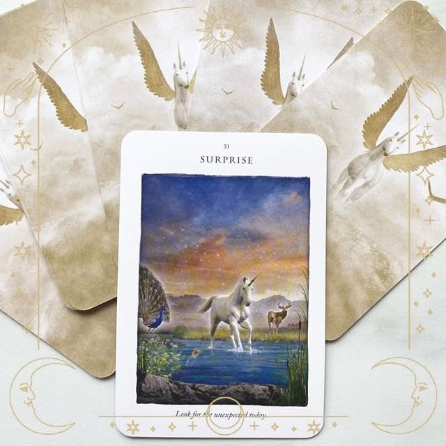 Amazon.co.jp: 海外美麗デッキユニコーン ペガサス オラクルカード