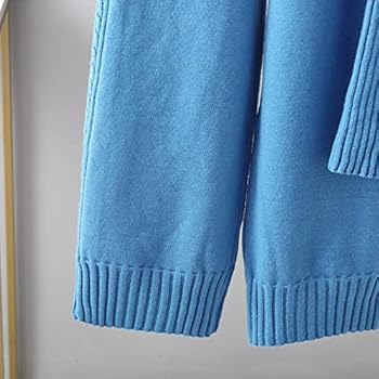 Kerst 2024 Nieuwe Vrouwen Tweedelige Gebreide Bijpassende Outfits Ronde Hals Slit Zoom Tee En Broek Trainingspak Sets Krijtstreep Broek Pak Vrouwen, Grijs, S