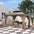 LUXIJOY 11x13 Wood Gazebo, Outdoor Hardtop Gazebo with Netting and Curtains, Double Galvanized Steel Roof, Deck Hard Top Gazebo for Backyard, Patio (Brown)
