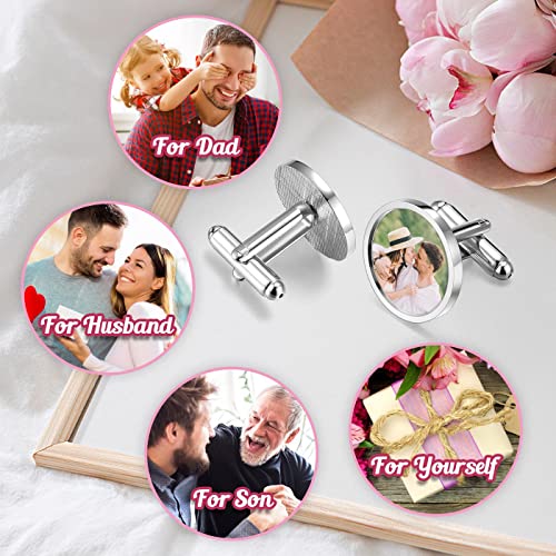 Mancuernillas personalizadas para hombre en acero inoxidable miniatura 3