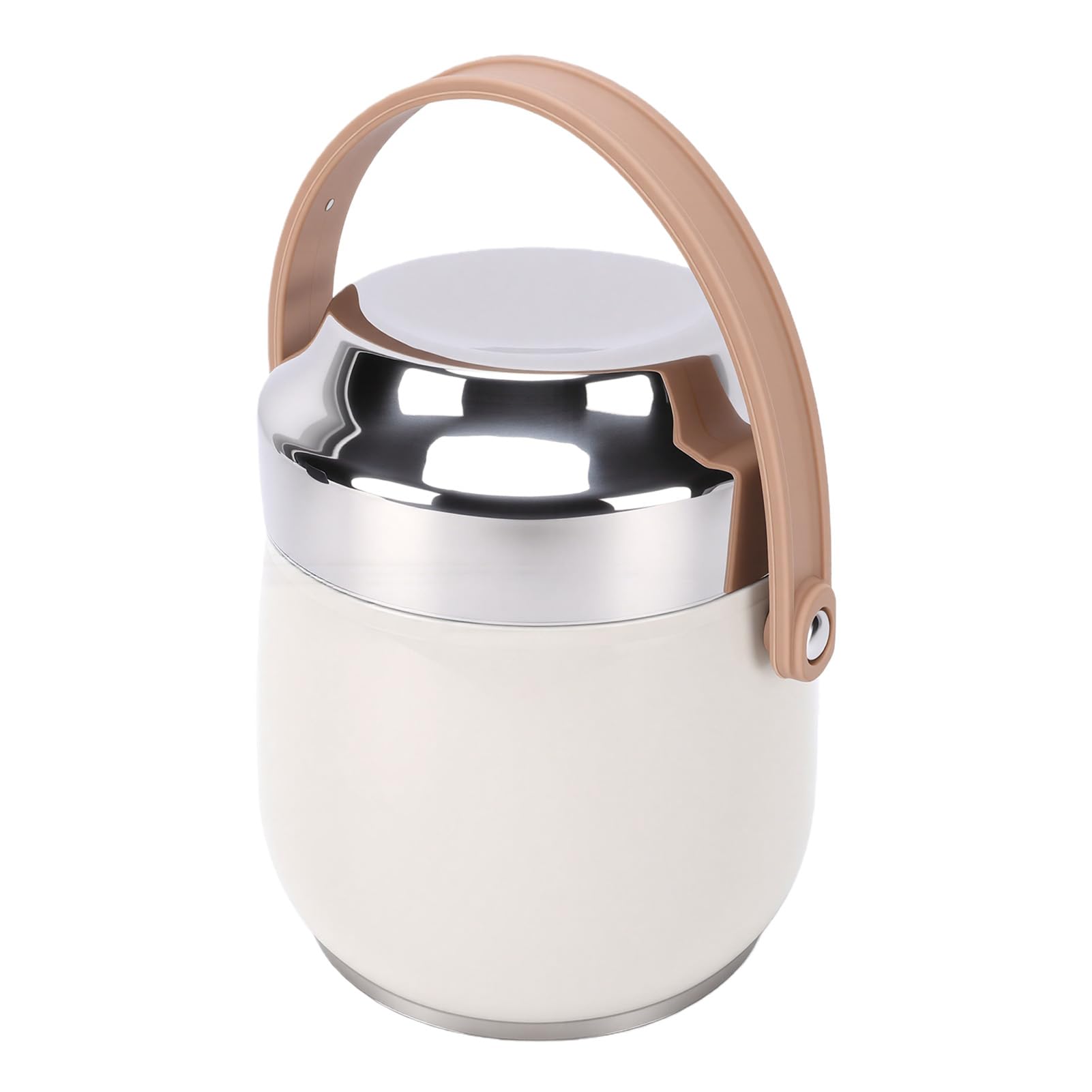 Tnfeeon Tragbares -Lunchglas, Isolierter Lebensmittelbehälter aus Edelstahl, Hält Mahlzeiten Warm, 580 Ml Fassungsvermögen, für Büroangestellte, Schulpicknick, Leichtes Design mit Mehreren Fächern