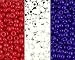 Red, White & Blue Miyuki Seed Bead Mix, Size 8/0, Opaque White, Opaque Red, Opaque Blue (3 X 22 Gram Tubes)