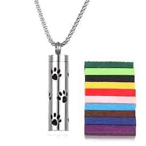 エッセンシャルオイル Frankincense oil + aroma necklace Amazon.com: GRFFZX Scented Necklace, A Constant Reminder of