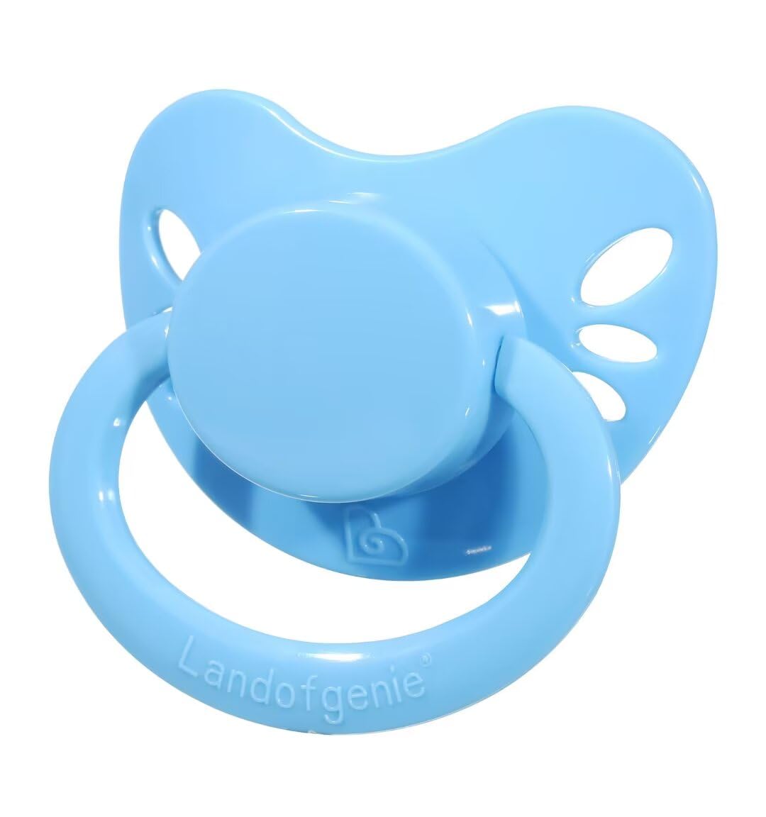 Landofgenie Adult Size Large Shield Pacifiers Butterfly Shaped Cutie Pacifier Blue