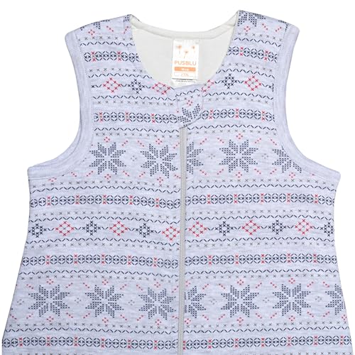 Image of Pure Cotton Baby Sleeping Sack Bag, Baby Sleeping Pod, Inverted Zipper, Snap Buttons, Inner Padding Filling