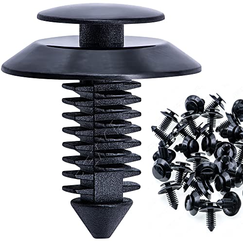 Rexka 50Pcs Door Trim Panel Retainers Clips Fastener For Ford N801925-S Lincoln Mercury Bronco F150 Mustang F-250 F-350 #TOP4