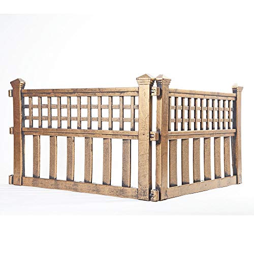 easylife lifestyle solutions Instant Garden Fence Panels | Finishing Touch or Lawns and Flowerbeds | Made from UV Stabilised Polyurethane | Assembled Length of 2.4m | From Pack of 4 | in White