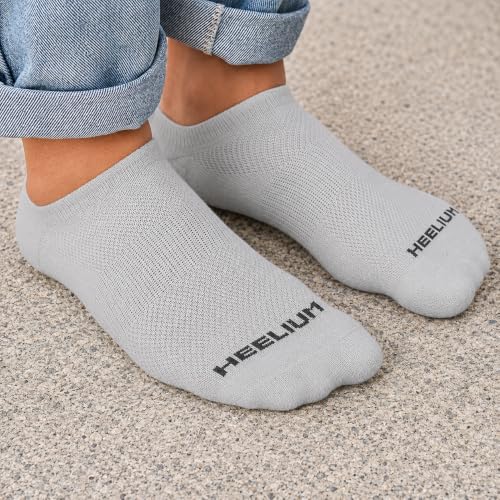 Image of HEELIUM Bamboo Ankle Socks for Men & Women | Ultra-Soft, Odour-Free, Thin & Breathable | 3X Softer than Cotton | Sizes - M (UK 4-8) & L (UK 9-13)