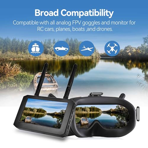 RunCam Spotter V2 FPV 5.8G Micro AIO Cam, OSD, integriertes Mikrofon, FOV170 Grad, 700TVL, 40CH, 20MW-200MW, einstellbar