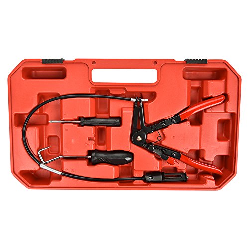 image for BETOOLL 9pc Hose Clamp Pliers, Professional Automotive with Flexible W