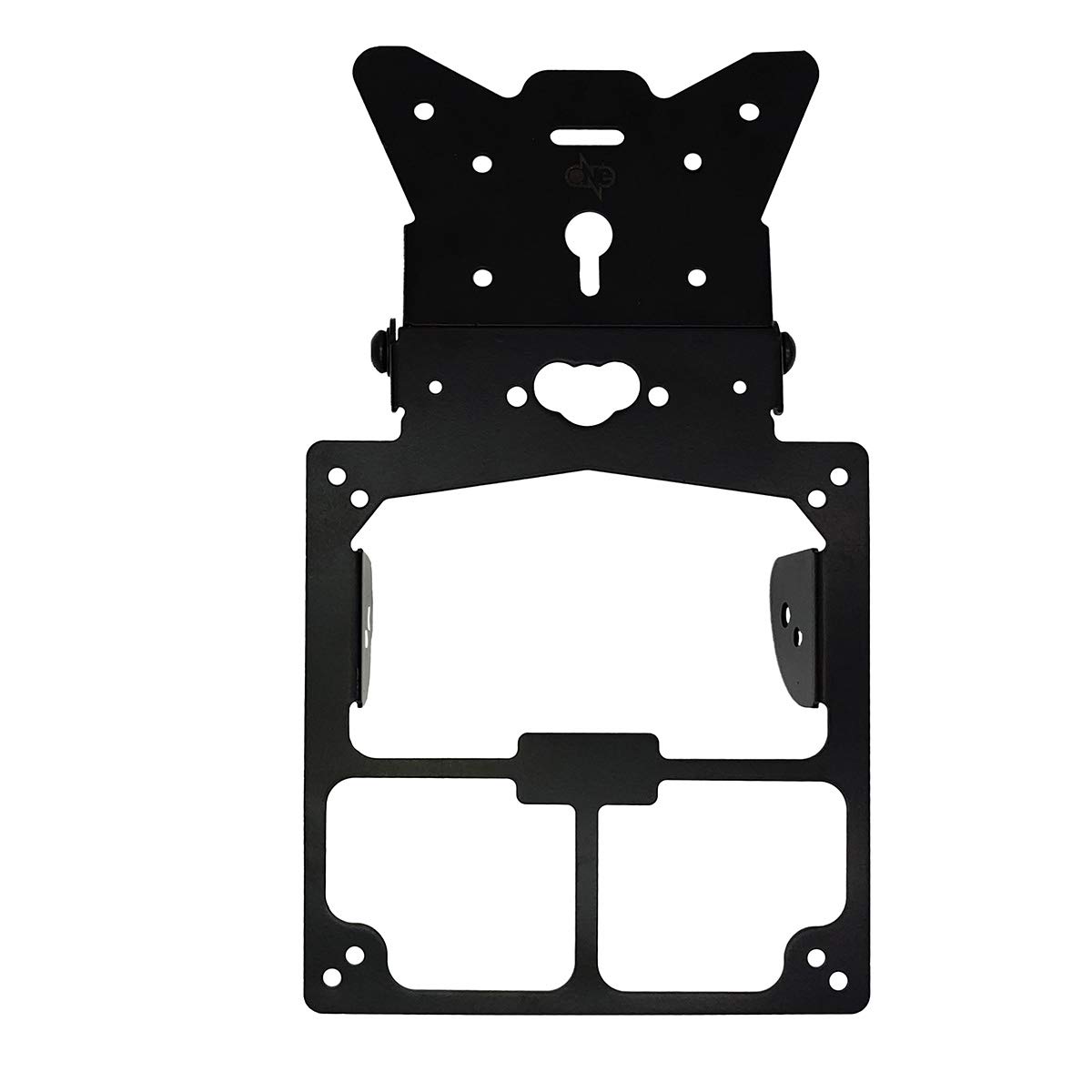 IBEX 10005117 Supporto Per Frecce Originali – Adatto Per Yamaha MT-125, YZF-R125, YZF-R3 (2019-2020) – Verniciato Nero, Per Portatarga