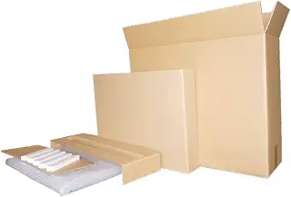 プロカートンマックス ダンボール 液晶一体型 27インチ 硬材質 緩衝材 宅配160 外寸720X240X590 梱包セット