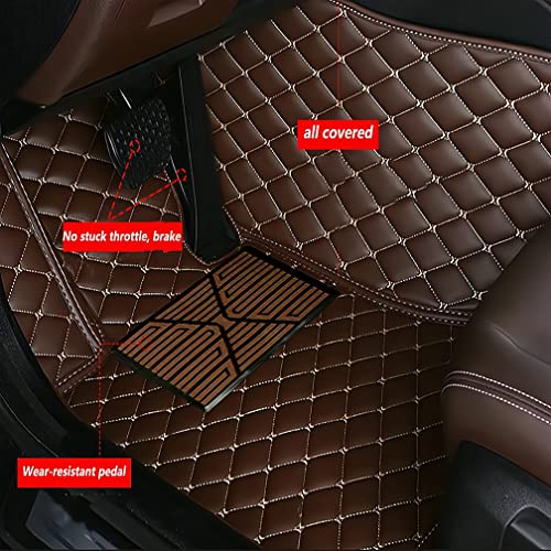 Imeish Custom Car Floor Mats, All-Weather Protective Leather Floor Mats For Cars, Suvs, And Trucks, Depending On The Car Model (Purple 3D) #TOP6