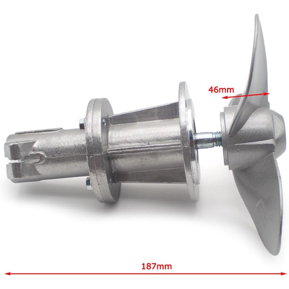 DIY Śmigło do kosiarki łodzi, podkaszarki do trawy, części zamienne, 7-9 zębów, 26-28 mm, kompatybilne z ogólnymi wspomagaczami łodzi, trwałe i wydajne