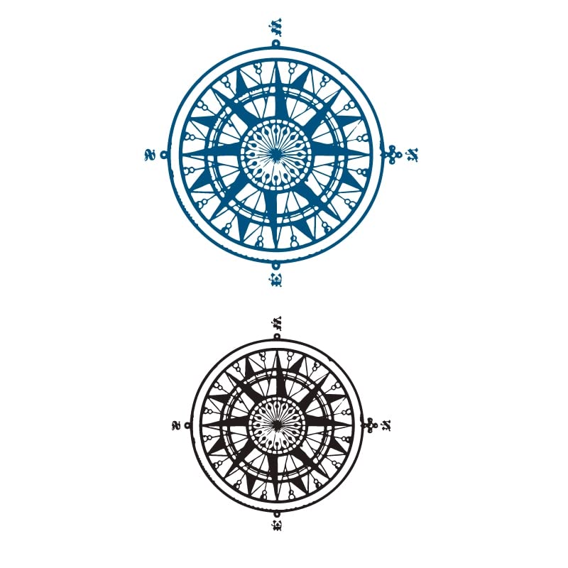 5 piece Elegant And Beautiful Long-lasting Tattoo Stickers (Star icon)