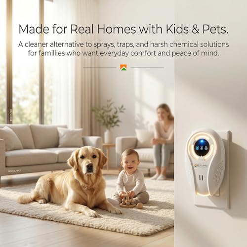 Image of T-27, Ultrasonic Pest Control Repeller - Electronic & Ultrasound, Indoor Plug-in Repellent - Get rid of - Rodents, Mice, Squirrels, Bats, Insects, Bed Bugs, Ants, Fleas (2 Pack)