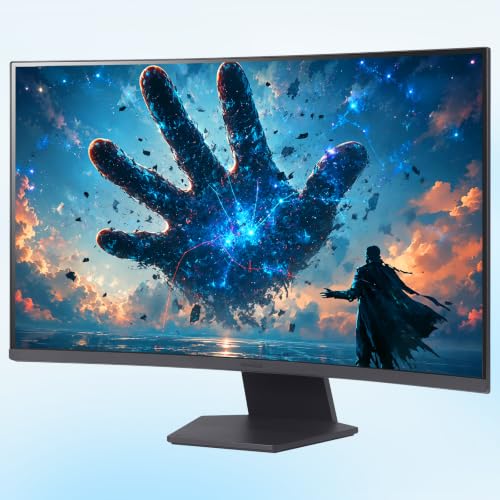 Image of LG 32 inch Curved Gaming Monitor, QHD 2560x1440, 180Hz Refresh Rate, 1ms GtG, 1000R Panoramic Curvature, AMD FreeSync, HDR10 sRGB 99%, 3-Side Borderless, HDMI, DisplayPort, Tilt Adjustable