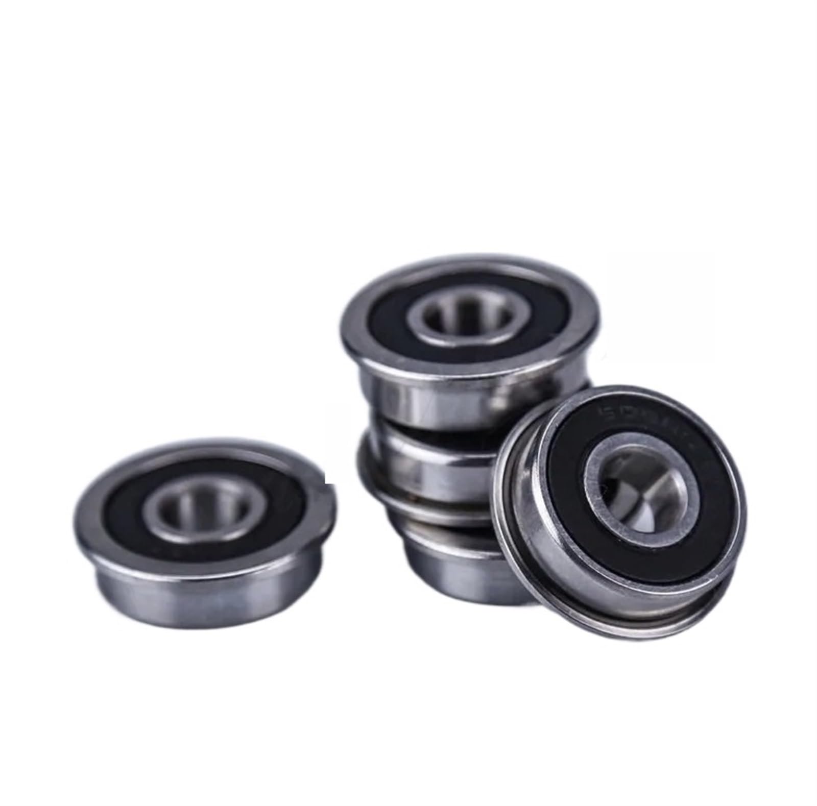 HYUJNAFZR Bimetal Seal Shield Micro deep Groove Bearing 1/5/10pcs F6202-16-2RS 16 * 35 * 11mm Flange Bearing Miniature Deep Groove Ball Bearing Sealed Ball Bearings