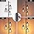 9MMML 68” Living Room Floor Lamp, Industrial Farmhouse 3 Teardrop Cage Standing Lamp,Black Tall Floor Lamp for Bedroom Office, 3 LED Edison Bulbs Included