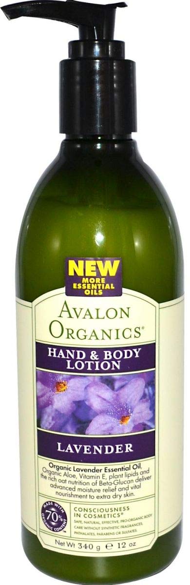 Avalon OrganicsHand & Body Lotion Lavender 12 oz (340 g)