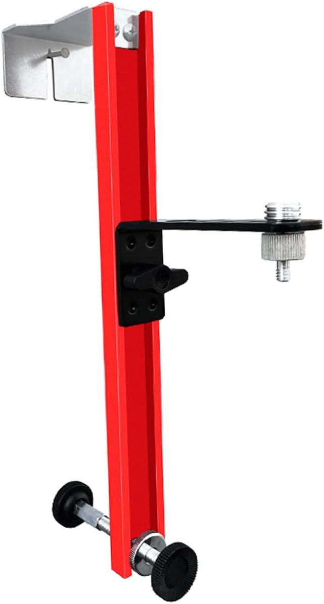 ViaGasaFamido Level Bracket Adjustable Height Leveling Wall Mount Aluminium Alloy Bracket Multifunctional Telescopic Rod Infrared Level Lifting Support Frame