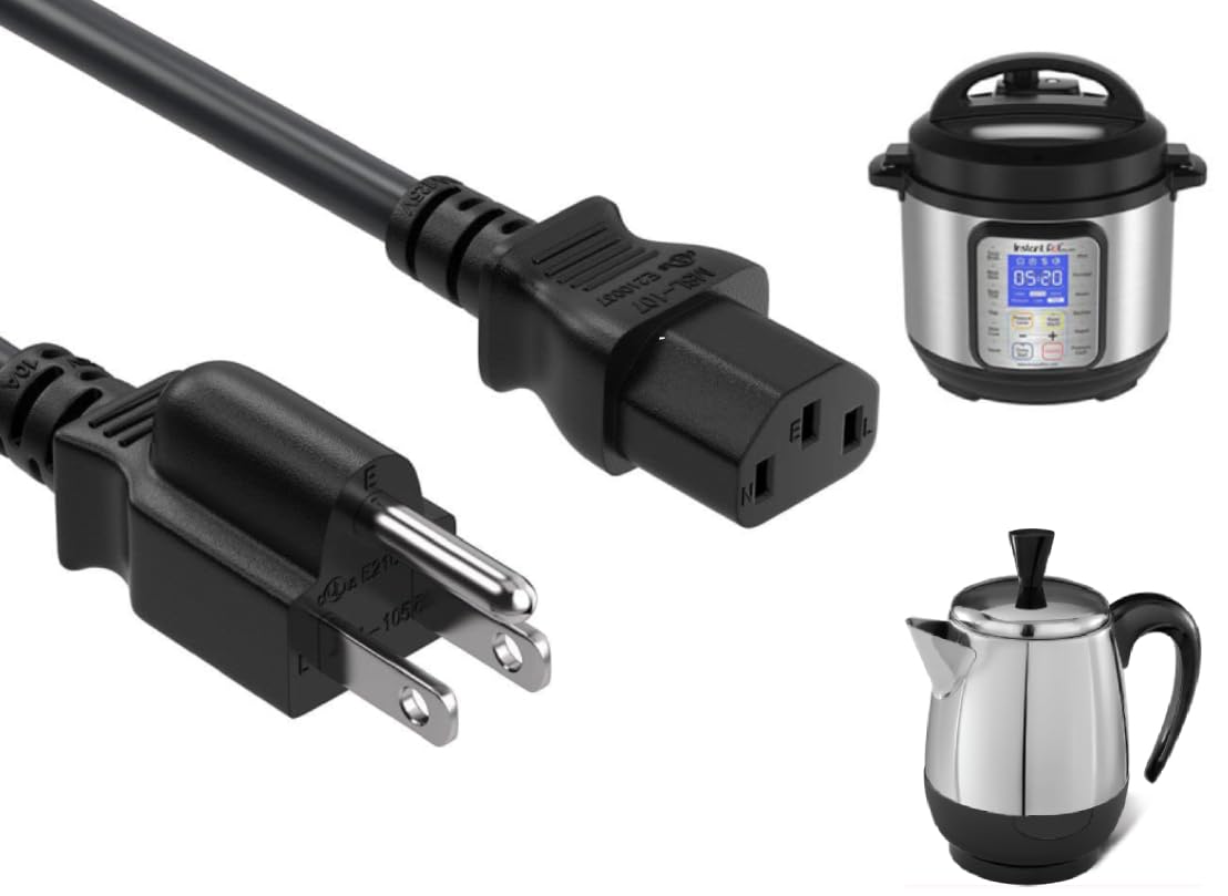 Power Cord For Farberware Coffee Percolator Urn Model 155 & 155-A