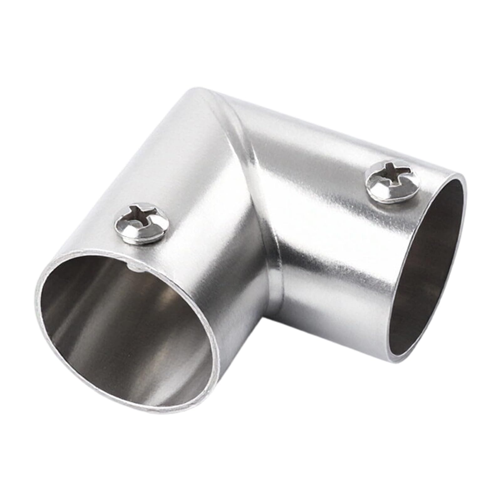 Stainless Steel Round Tube Connector Replacement Connection Fastener 3 Way Elbow Pipe Fitting Fixed Joint Enduring Connection Fastener