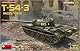 Mini Art 37007 1:35 T-54-3 Mod. 1951 m. Interieur - originalgetreue Nachbildung, Modellbau, Plastik Bausatz, Basteln, Hobby, Kleben, Modellbausatz, Zusammenbauen, unlackiert, grün