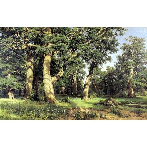 Impression sur toile Shishkin Dubovaia Rosha pour décorer un grand mur vide