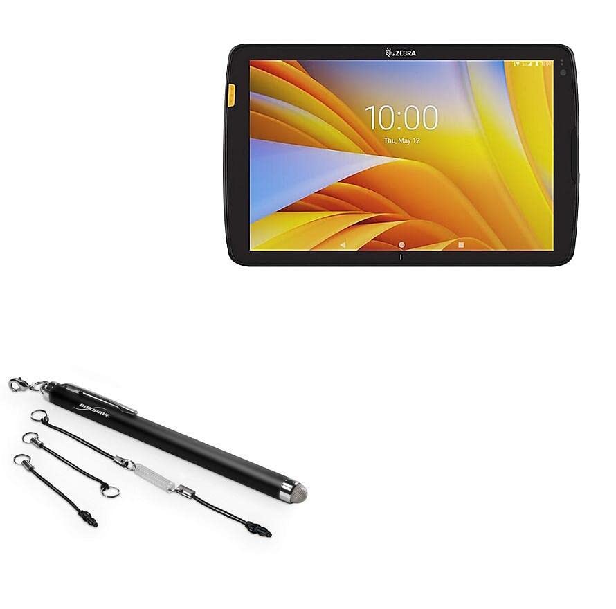 BoxWave Stylus Pen Compatible with Zebra ET40 (10.1 in) - EverTouch Capacitive Stylus, Fiber Tip Capacitive Stylus Pen for Zebra ET40 (10.1 in) - Jet Black