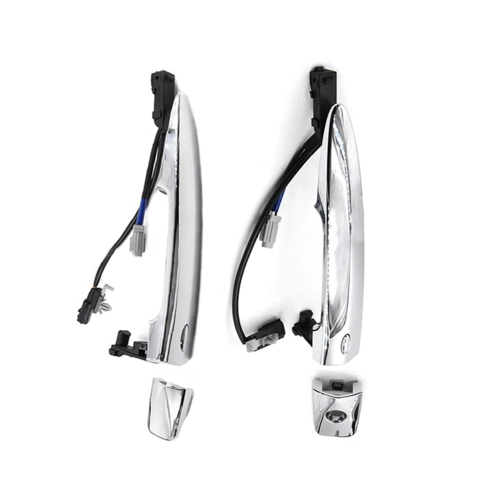 Kedfbts One Color Car Outer Handle Compatible With Nissan For Murano For Sv For Crosscabriolet 2011-2014 Car Front Chrome Exterior Door Handles Silver Abs 826469N00a 806469N00a