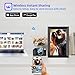 Uhale Digital Picture Frame WiFi 10.1 inch HD IPS Touch Screen Electronic Picture Frame Slideshow Smart Loop Digital Photo Frame with APP & SD Card Slot to Load Photos & Videos from Your Phone