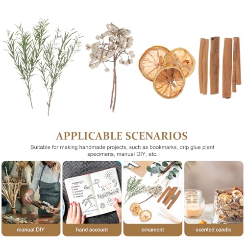 Kit para hacer velas con flores secas rosas miniatura 4
