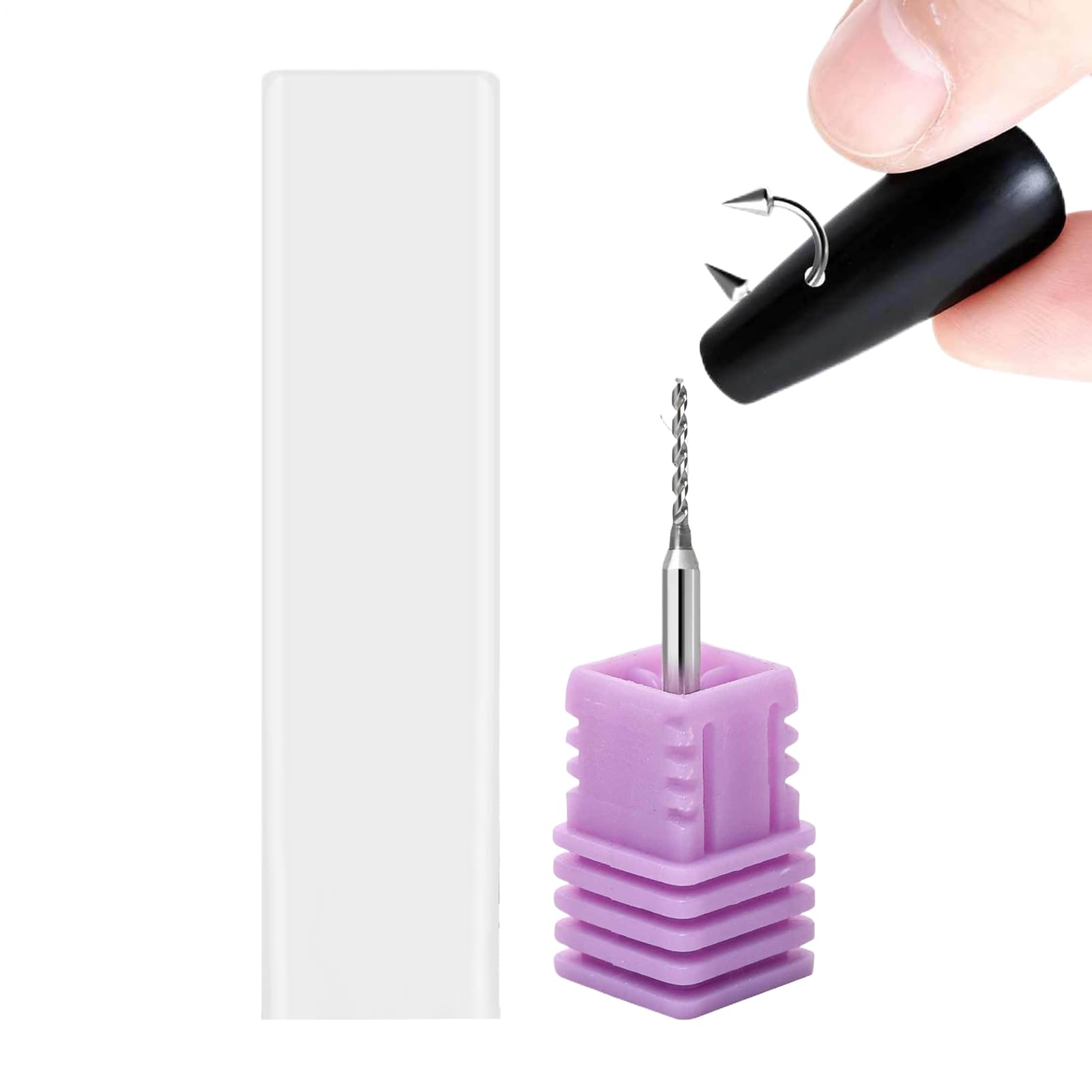 Punte Da Trapano Per Unghie Punte Per Foratura Rapida | Accessorio Per Il Trapano Delle Unghie In Acciaio Al Tungsteno Per Casa Salone Professionale Donne Principianti Fai Da Te