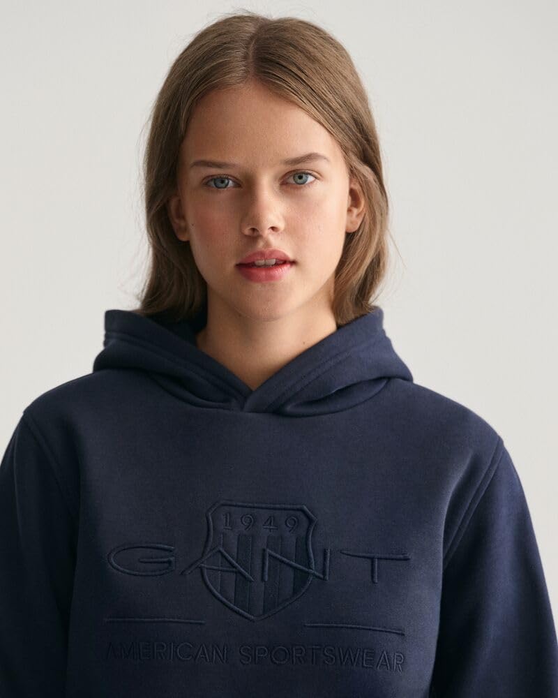Gant Unisex Kinder Tonal As Hoodie Kapuzenpullover