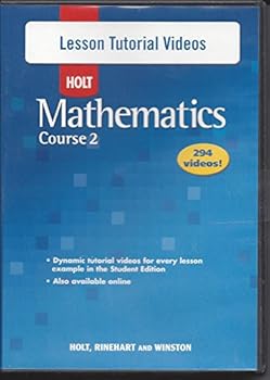 CD-ROM Holt Mathematics Course 2: Lesson Tutorial Videos CD-ROM Book