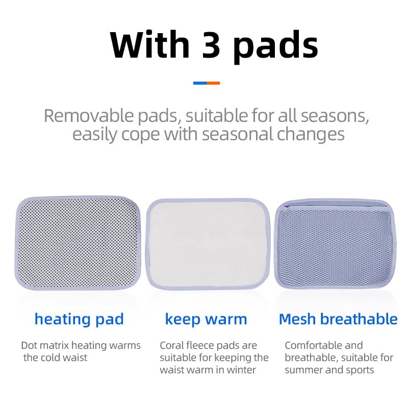 Vista 3 de Tirantes de espalda para aliviar el dolor de espalda, cinturón de compresión para hombres y mujeres, soporte lumbar para hernia de disco, ciática