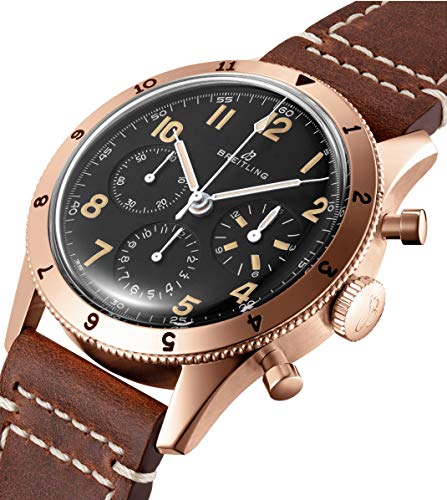 Breitling Mechanical-Hand-Wind AVI Ref 765. 1953 Limited Re-Edition Watch RB0920131B1X12