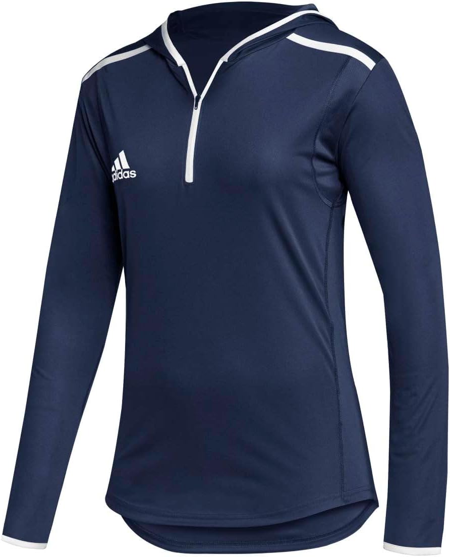 adidas Team Issue Womens Long Sleeve Hooded Tee S