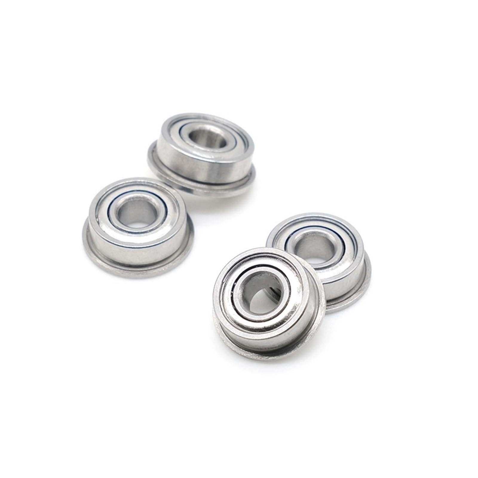 Gqnblvhzupdm One Color Industrial Shaft Bearings, Mf126zz Flange Bearing 6X12x4 Mm Abec-7 (10 Pcs) Miniature Flanged Mf126 Z Zz Ball Bearings Lucky