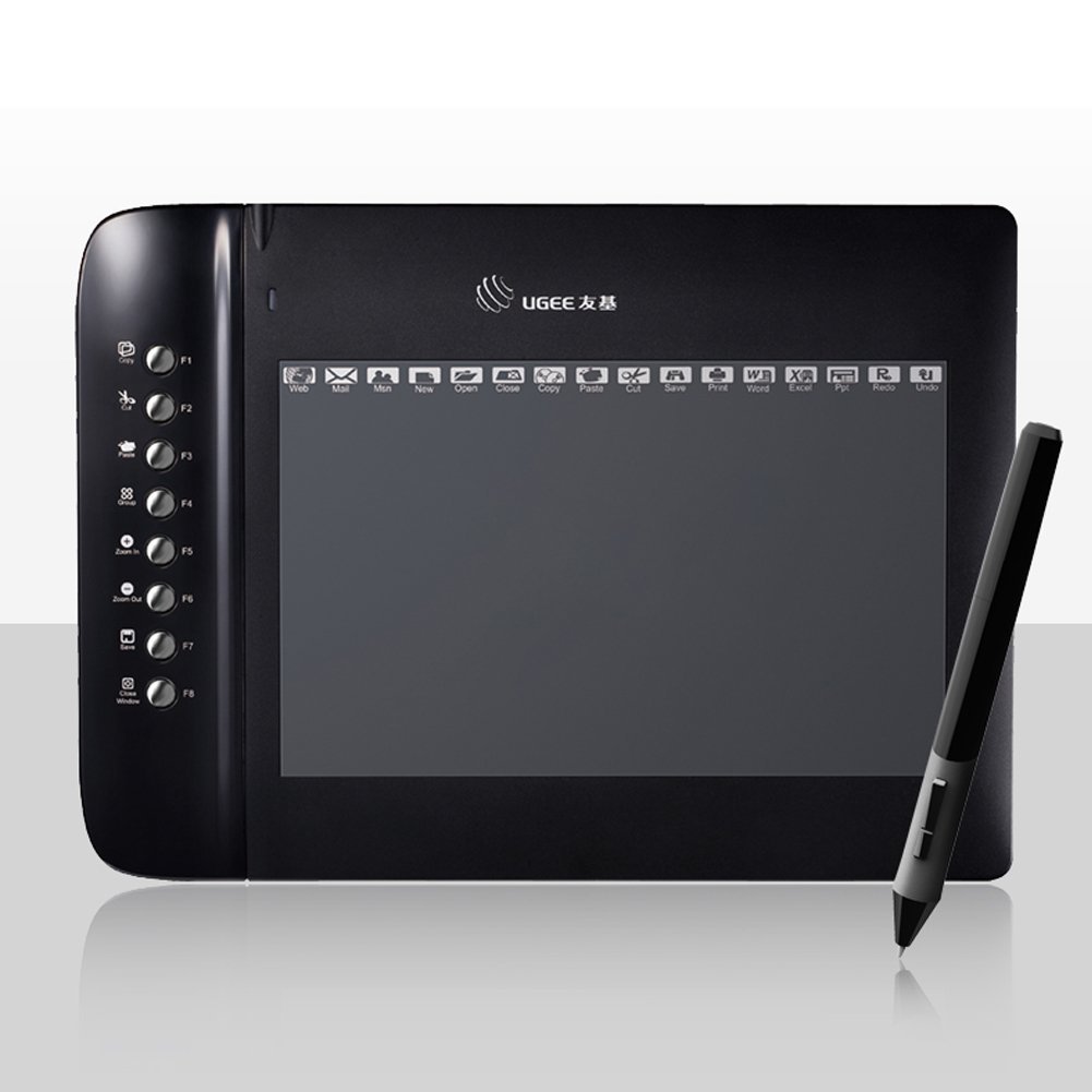 Euro Ugee M1000l Graphics Tablet Drawing Pen Pad Digital Tablet