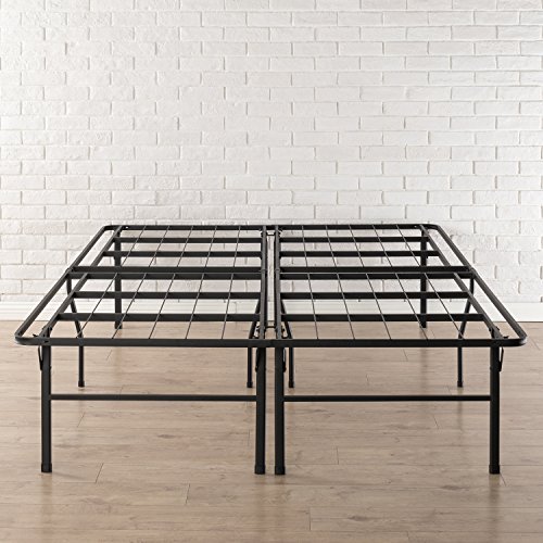 image for Best Price Mattress 18 Inch Metal Platform Beds w/Heavy Duty Steel Sla