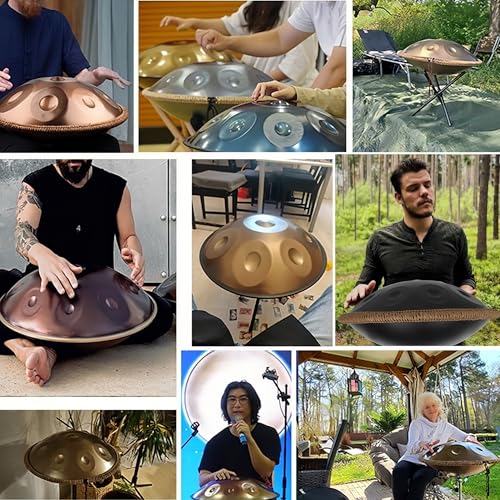 Handpan Drum para camping, meditación o yoga, 10 Notas 432Hz miniatura 6