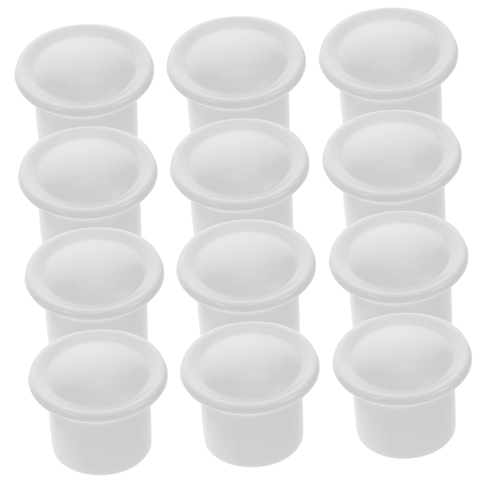 PRETYZOOM 95 Pcs Plastic Curtain Rod End Caps Drapery Rod Finials Decorative Sealing Plug Caps for Home Offices Easy Install Decorative Finials