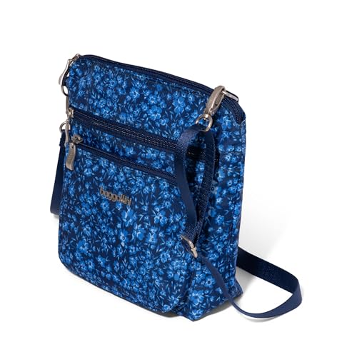 Baggallini Modern Pocket Crossbody Bag for Women, 8.5\"x8.5\" Handbag Purse with RFID, Lightweight Water-Resistant - Thumbnail 2