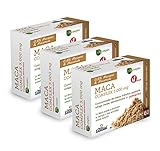 Nature Essential | Maca 3000 mg | Pack 3 Unidades | 60 Cápsulas | Ayuda a Potenciar la Libido | Ayuda a Incrementar la Energía y Resistencia | Con Aminoácidos, Minerales, Proteí­nas y Vitaminas