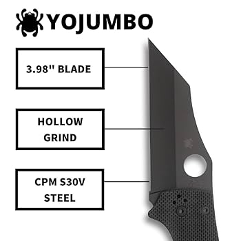 yobo Spyderco: YoJumbo Sprint Run - Compression Lock - Pink G-10