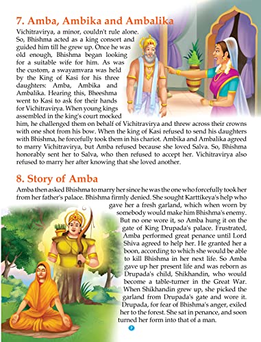 Image of GOLDEN MINDS 125 Mahabharata Tales Book For Kids- Legendary Stories Of Courage, Wisdom &Morals | Dive Into India's Epic History, Mythology & Folktales | Cultural Stories for Kids-(Age 5-18 Years)